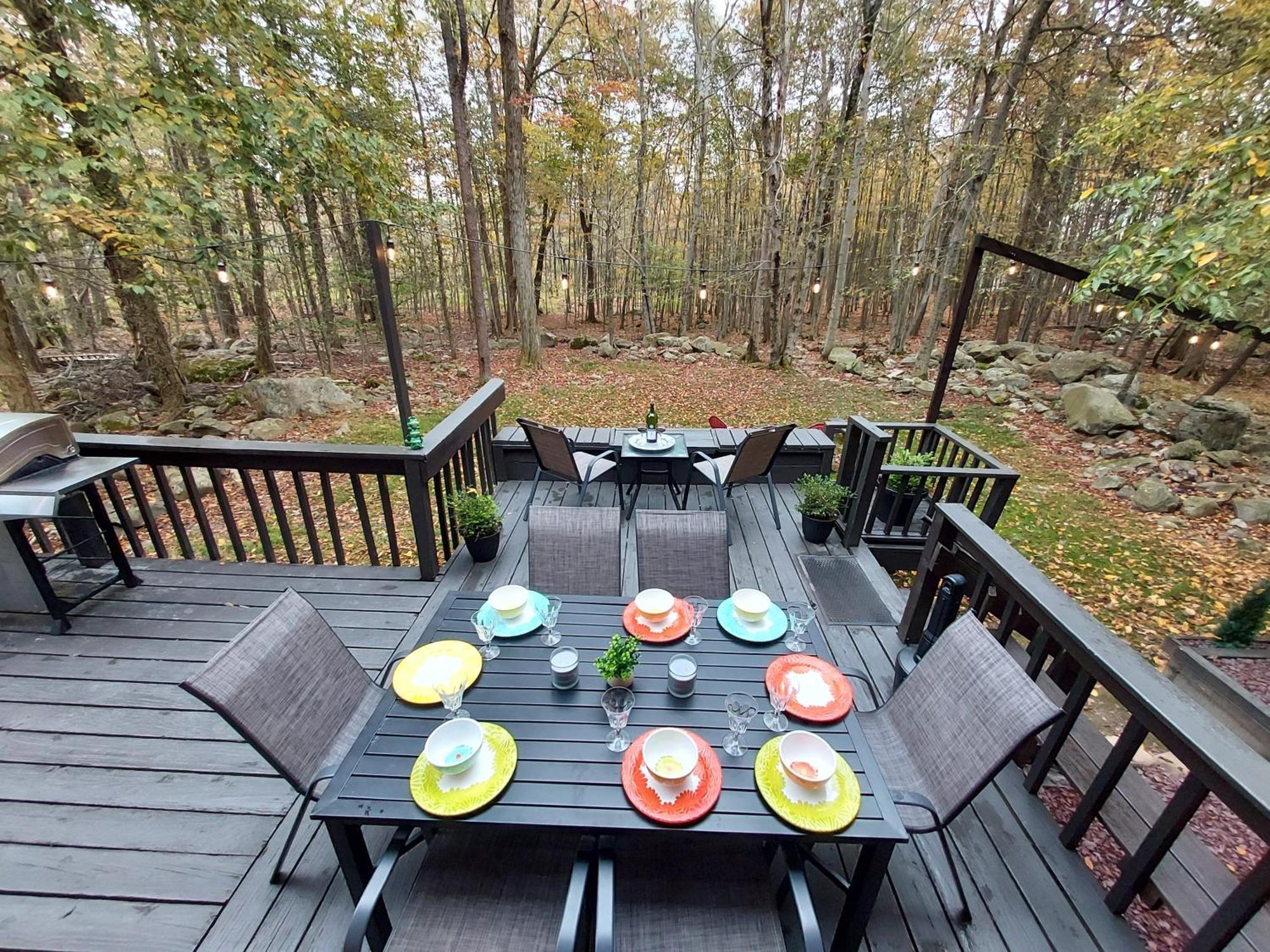 Tobyhanna Chalet Renovated Near Casino, Camelback , Kalahari 4Bdrms Firepit Hot Tub Game Room מראה חיצוני תמונה